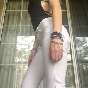 White jeans